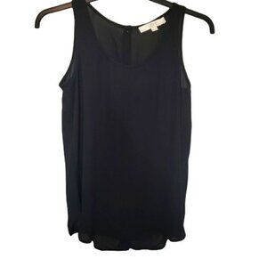 3/$15 Loft Button Back Oversized Sleeveless Blouse Size XXS